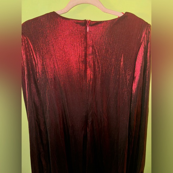 Fashion Nova Best Behavior Mini Dress in (Metallic) Red - 1X - NWT - Picture 8 of 10
